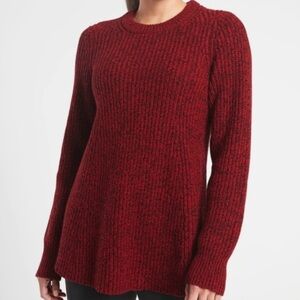 Athleta Wool Sierra Crew Sweater Size Small